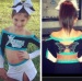 Free custom yourself style kid team cute cheerleading uniforms