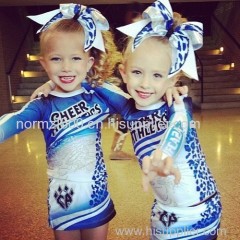Free custom yourself style kid team cute cheerleading uniforms