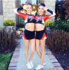 New style hot selling performing sportswear custom youth never fade cheerleading uniforms