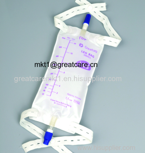 PVC Leg bag used for collect urine.