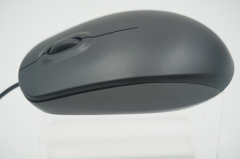 Black 3D optical wired mouse