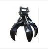 excavator parts 5 Teeth Hydraulic rotating Grapple orange peel grab for excavator