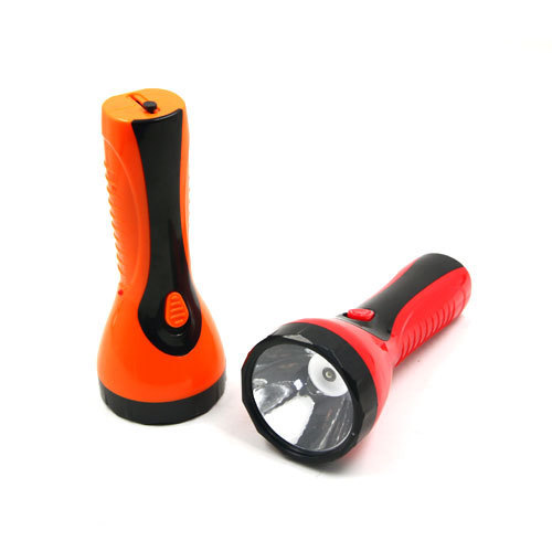 Plastic 1W rechargeable Torch High ligth