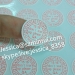 Hot Sale Custom Self Adhesive Fragile Sticker Round Anti-counterfeiting Fragile Paper Warranty Sticker For Equipment