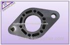 Customized Aluminium CNC Machining Services Black Support Galvanize