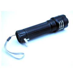 High light 1W LED Plastic Rechargeable Flashlight