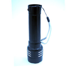 High light 1W LED Plastic Rechargeable Flashlight