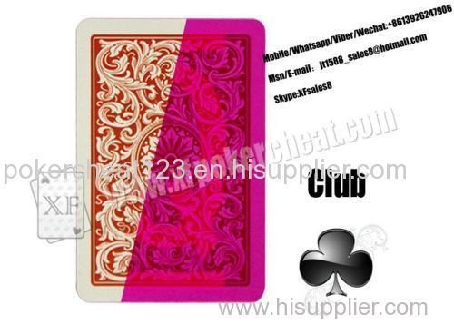 XF Copag 1546 Plastic Invisible Playing Cards For UV Contact Lenses Magic Props