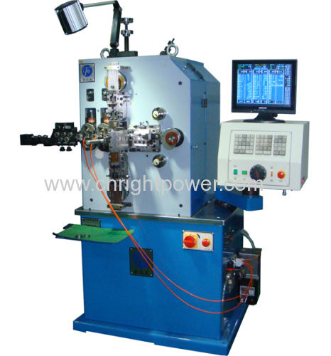 flat wire spring coiling machine