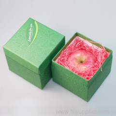 Lovely color paper Christmas Box for apple