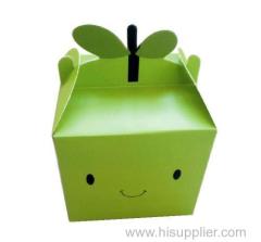 Lovely color paper Christmas Box for apple