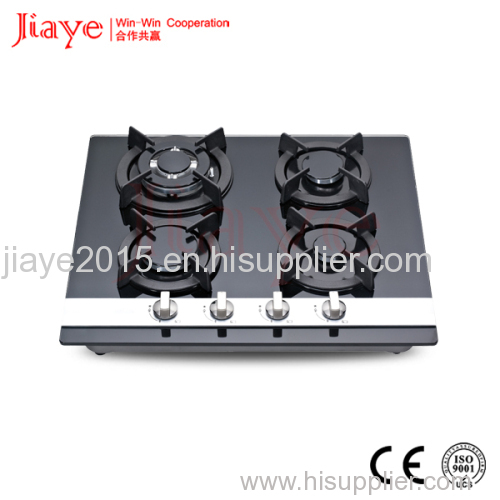 colored tempered glass cooker gas hob restaurant equipment gas stove