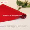Package Red Plain Flocking Fabric Non Woven With Soft Plush