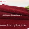 Red Printed Velvet Upholstery Fabric / Printing Flocked Upholstery Material