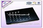 Custom Black Anodizing Cover with Holes / Sheet Metal Housing Laser cutting Parts