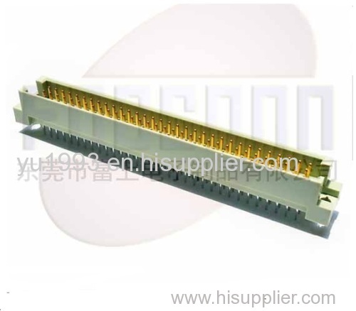 Din 41612 connector with 3 rows 32 pin male Straight