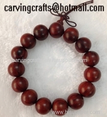 India lobular Rosewood smooth bead bracelet for men and women section 15MM Sandalwood Hand string dalbergia wood beads b