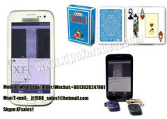 White Samsung Glaxy AKK K4 Phone Poker Analyzer Cheating Device For Semi Capado