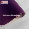Soft Long Pile Purple Velvet Upholstery Fabric Flocked for Sofa Cover / Car Seat