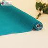 Blue Plain Velvet Upholstery Fabric Flocked Knitted for Furniture / Sofa 100gms