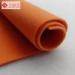 Short Pile Double Faced Fabric for Jewelry Boxes Orange Flocked Fabric for Upholstery