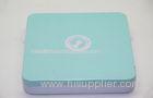 Sugar Tablet Mini Square Metal Tins With Lids 0.23 MM Thickness