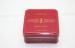 Eco-Friendly Red Christmas Gift Card Tin Box Packaging CMYK Printing