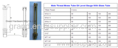 Male thread Brass tube oil level gauge