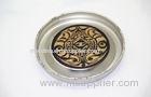 6 Pieces / Set Round Decorative Gift Metal Coasters 0.21 mm Thickness