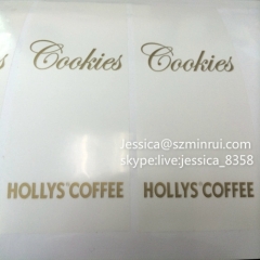 Custom Printing Waterproof Adhesive Brand Name Clear Stickers Labels Plastic Electronic Printing Label