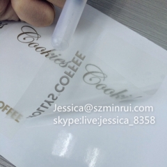Factory Price Self Adhesive Clear Sticker Labels With Waterproof Static Cling Sticker Clear Vinyl Sticker