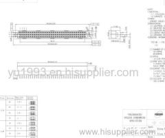 3*32Pin A+C DIN 41612 Vertical B Type Female Eurocard connector