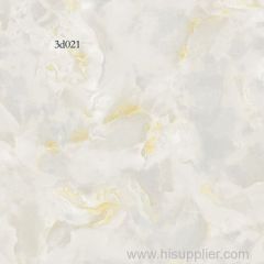 Beige artificial marble full polished porcelain glazed Tile for kitchen Tile