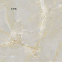 Beige artificial marble full polished porcelain glazed Tile for kitchen Tile