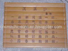 CO2 laser engraving and cutting machine with Wood Bamboo jade marble acrylic crystal plastic paper rubber and so on