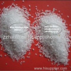 White fused aluminum oxide sand