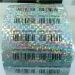 Custom one time use destructible hologram bar code warranty sticker