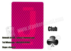 Club Cards Games Bee Paper Invisible Playing Cards For Contact Lenses