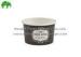 Promotional PE Liner 20oz / 24oz Disposable Paper Bowls With Lid / Spoon