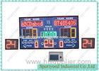 Sport Gymnasium Electronic Basketball Scoreboard / LED Shot Timer
