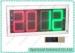 Red And Green Player Substitution Board With White Frame Display Aluminum Housing
