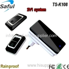 Saful TS-K108 2V1 wireless dingdong bell with 2 outdoor unite