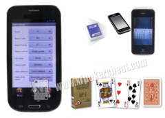 Black Plastic Samsung Glaxy K4 English Poker Analyzer With Built - In Camera