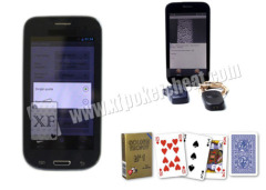 Black Plastic Samsung Glaxy K4 English Poker Analyzer With Built - In Camera