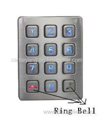 good quality best seller of aliexpress access control backlit keypad