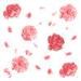 Environmental Long / Square Floral Silk Scarves Chiffon / Habotai Silk Scarf