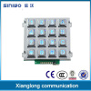 Customized Industry Rubber Conductive metal keypad / backlit keypad