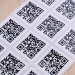 Factory Supply QR Code Anti-counterfeiting Sticker Printing QR Code Label Paper Adhesive Sticker QR Code Label