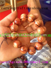 Chinese traditional carved crafts beads hand strings bracelets20mm