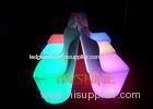 Portable DMX Control LED Round Bar Chairs Indoor With 16 Single Color Change